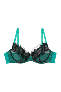Harlow Leopard Plunge Bra