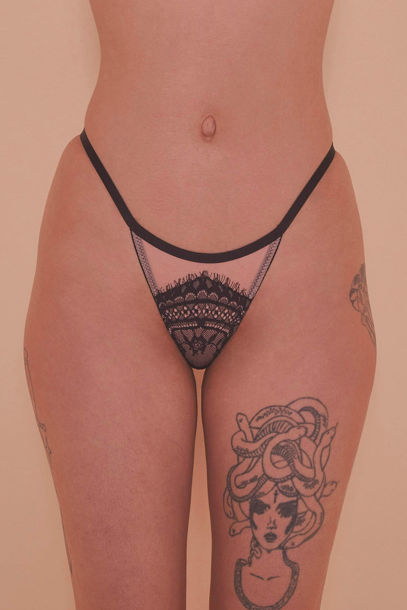 Samantha Eyelash Lace Brief