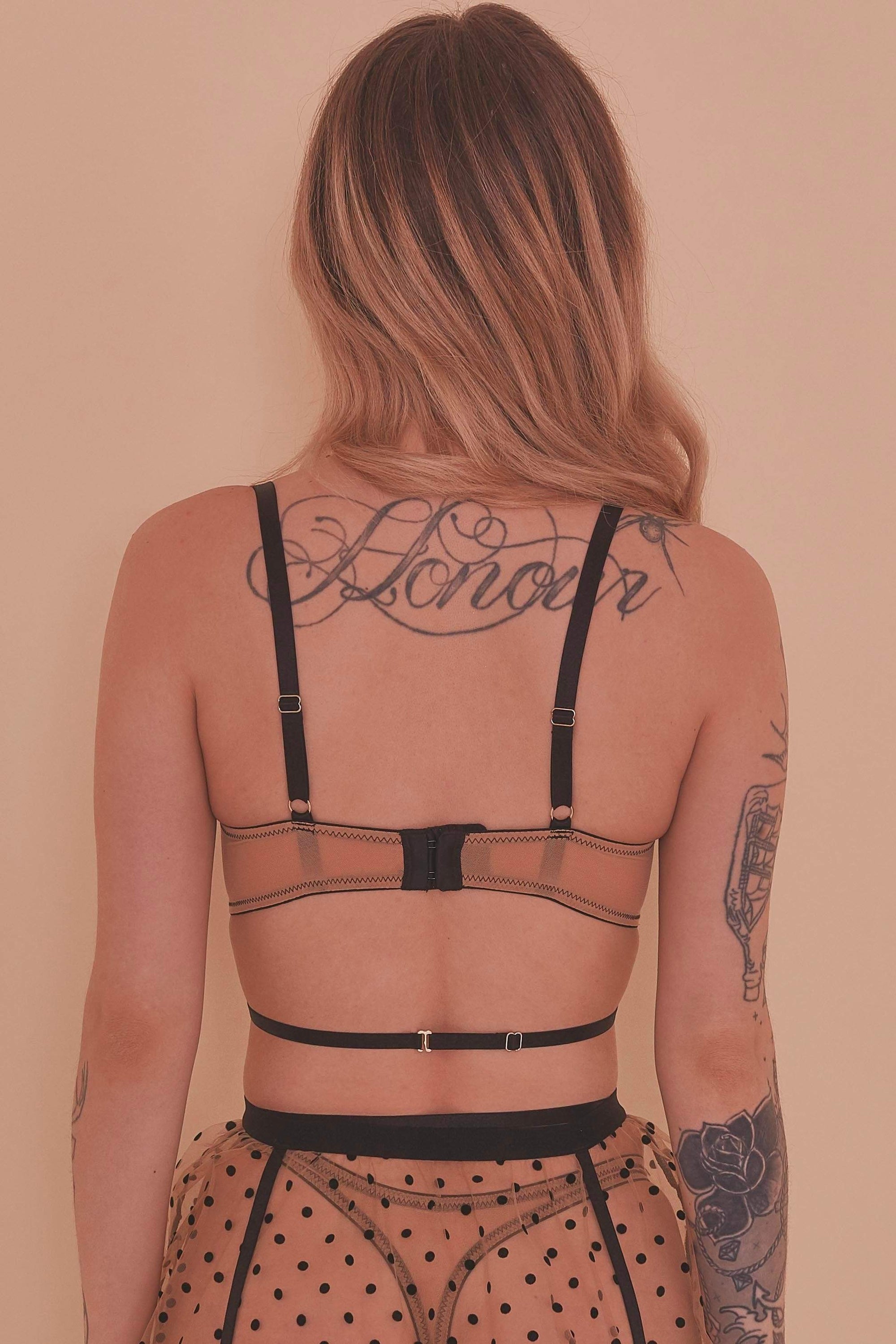 Lexi Dotty Open Cup Bra