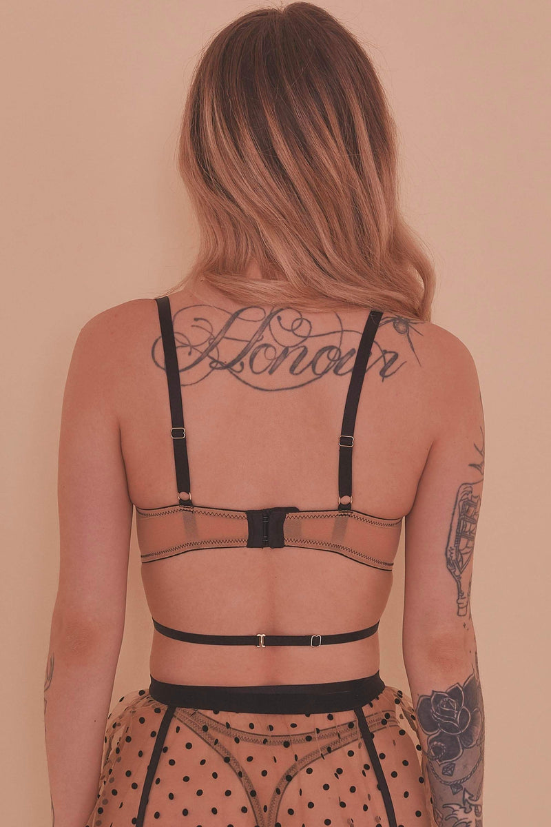 Lexi Dotty Open Cup Bra