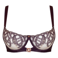 Scantilly Fig/Latte Lovers Knot Balcony Bra