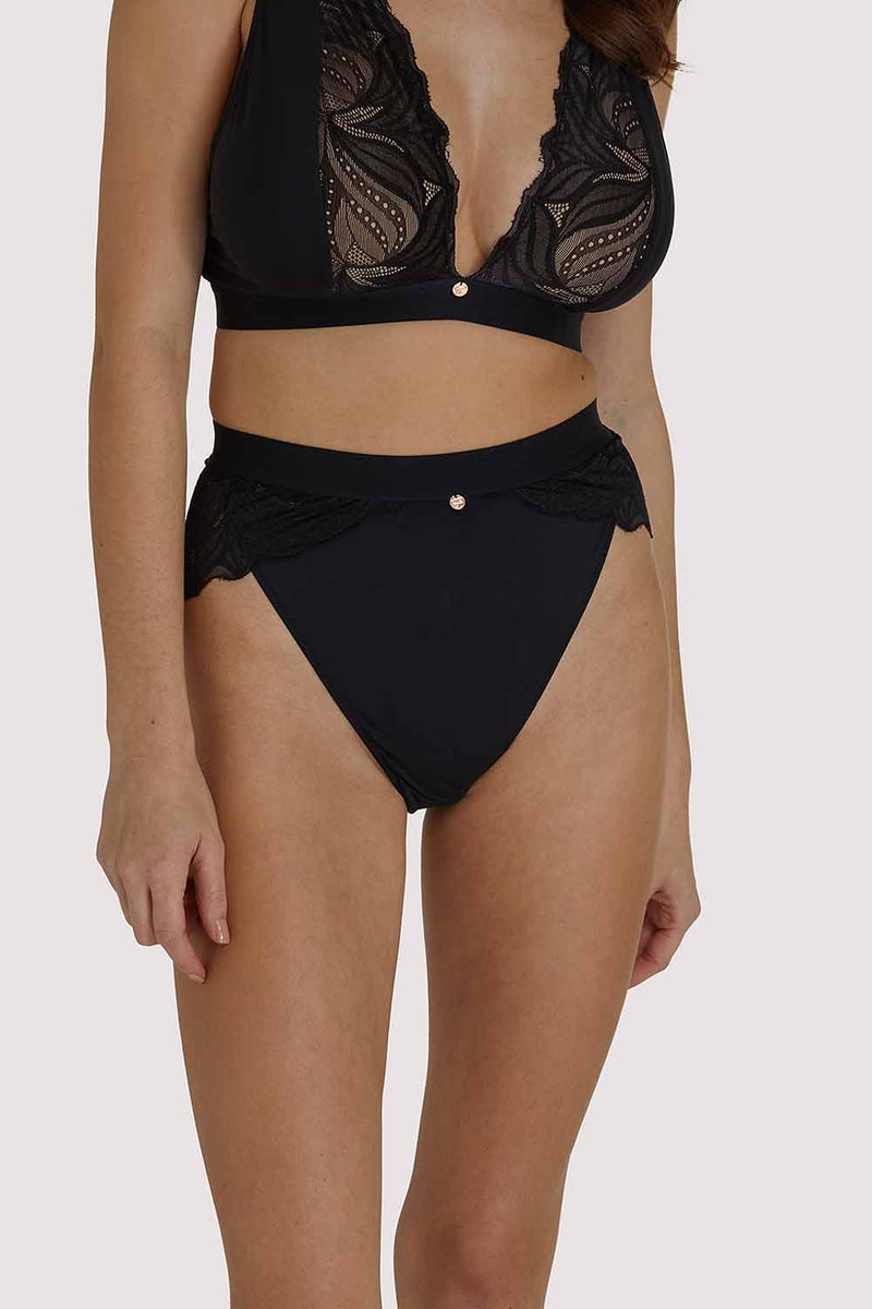 Curvy Kate Scantilly Indulgence Black Latte High Waist Panty 010208 – The  Bra Genie