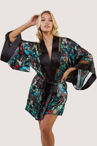 Menagerie Snake Print Kimono