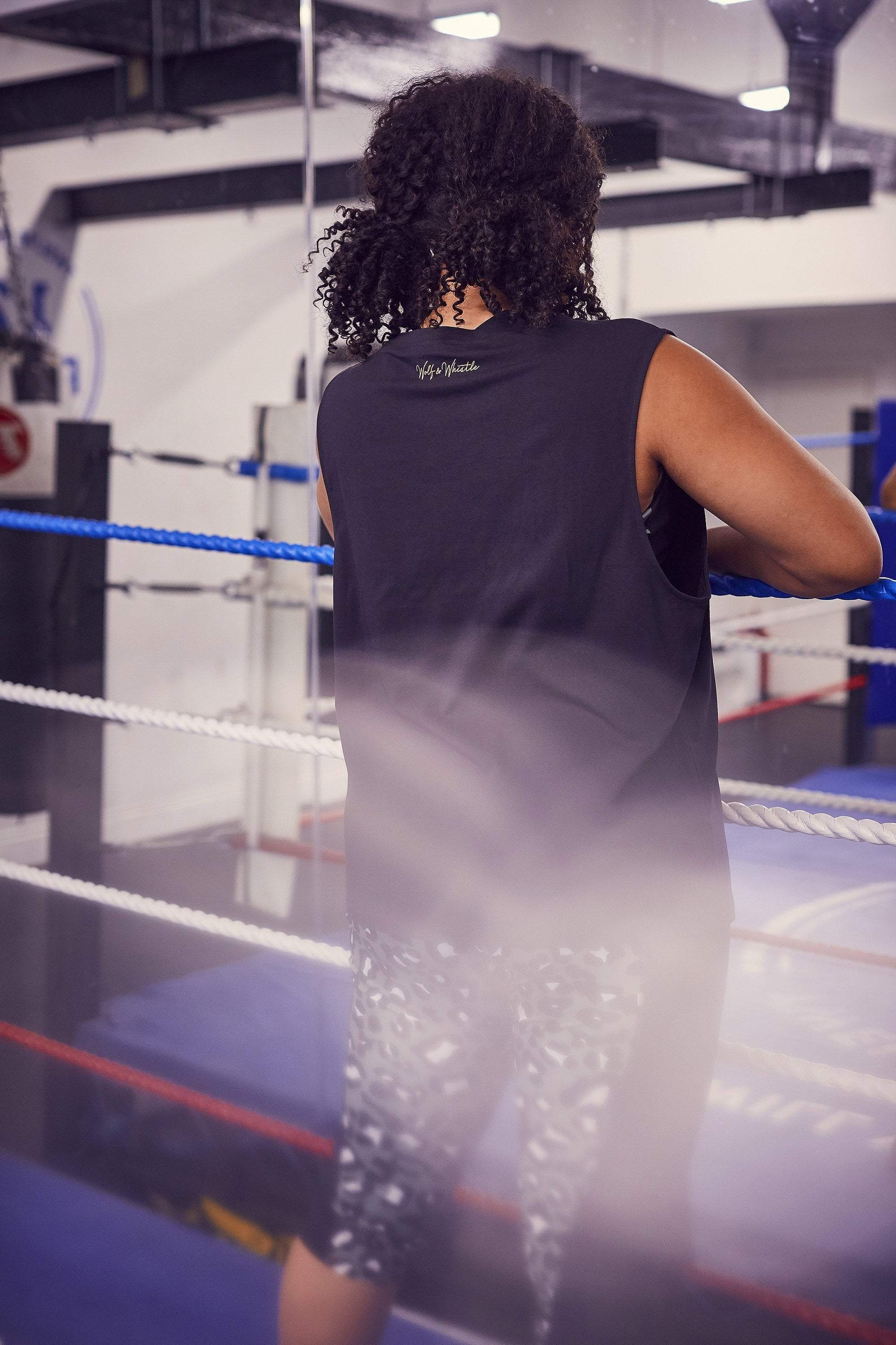Black sports vest