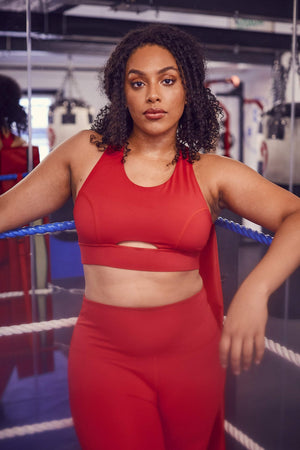 & Cross Back Bra Curve