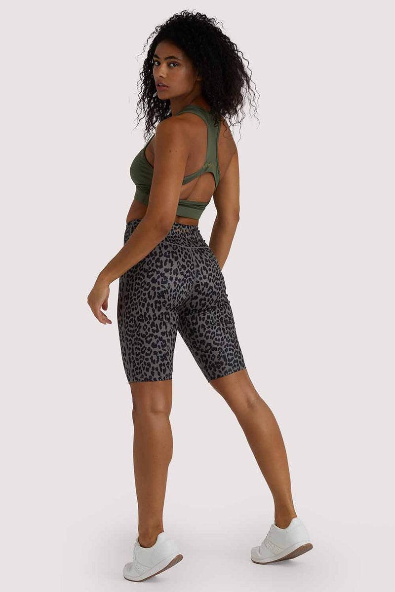 Eco Dusty Olive Leopard Short
