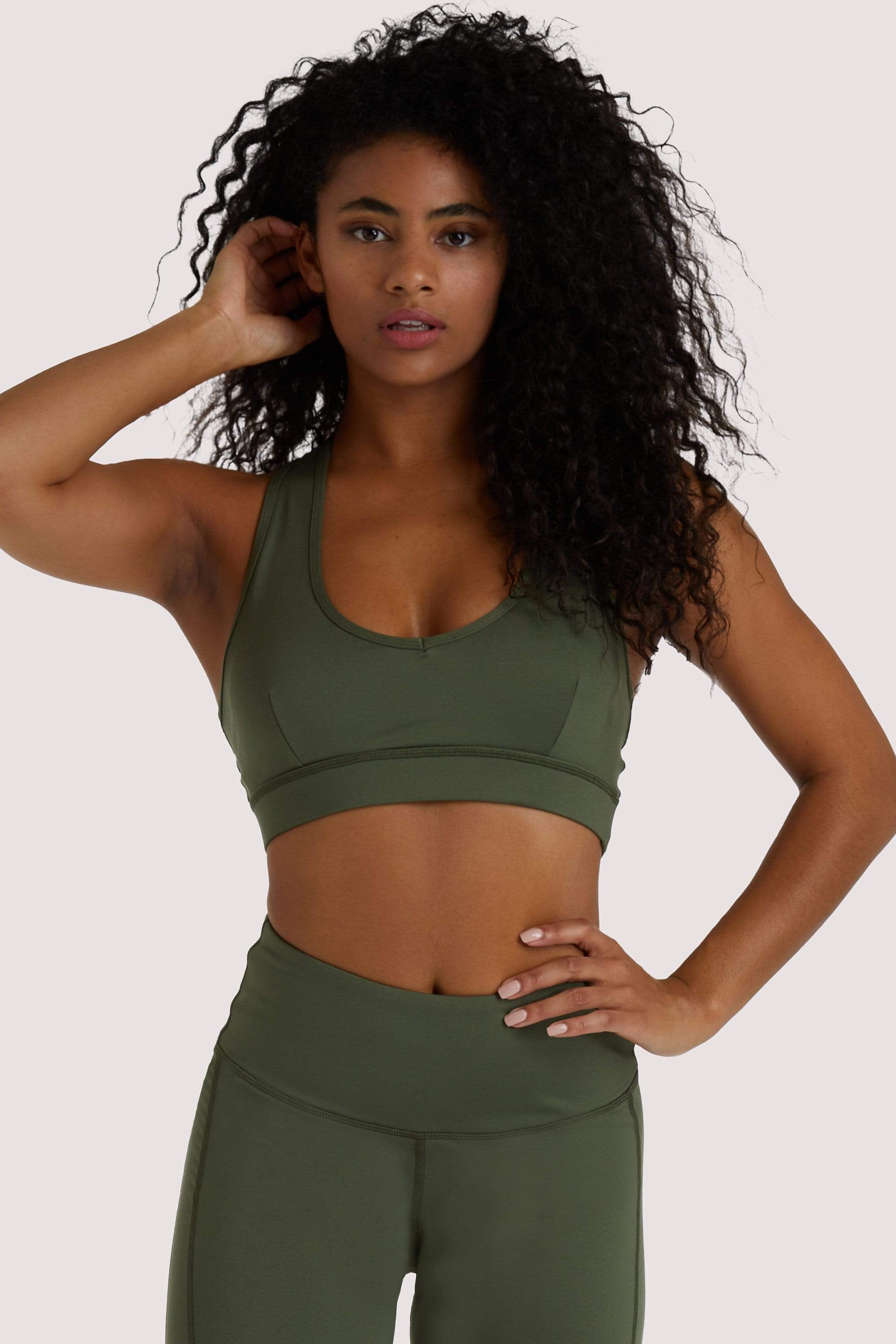Wolf & Whistle Dusty Olive Racer Back Bra