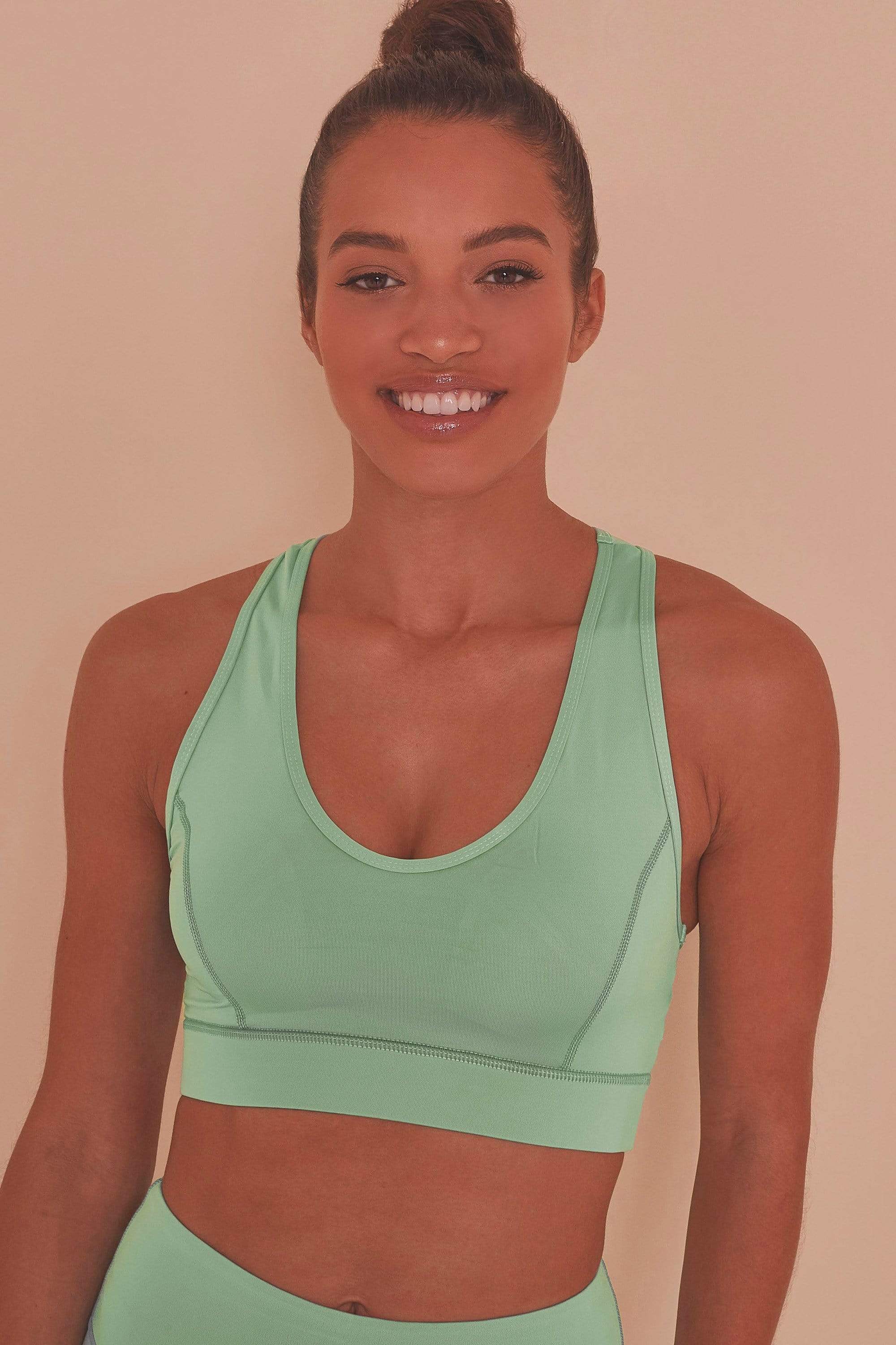 Mint Green Sports Bra