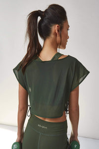 activewear crop t-shirt