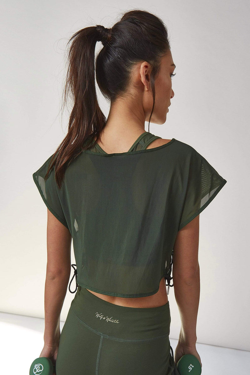 activewear crop t-shirt