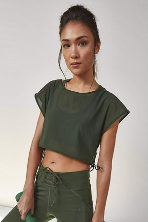 Mesh Crop Top
