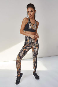 tiger print gym leggings