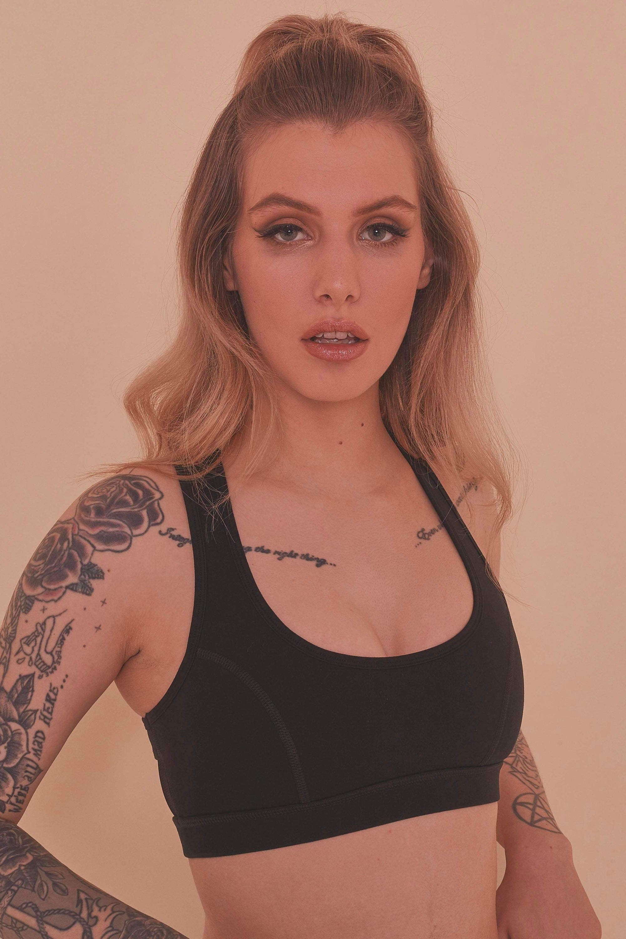 Black Wolf & Whistle Sports Bra