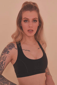 Black Wolf & Whistle Sports Bra
