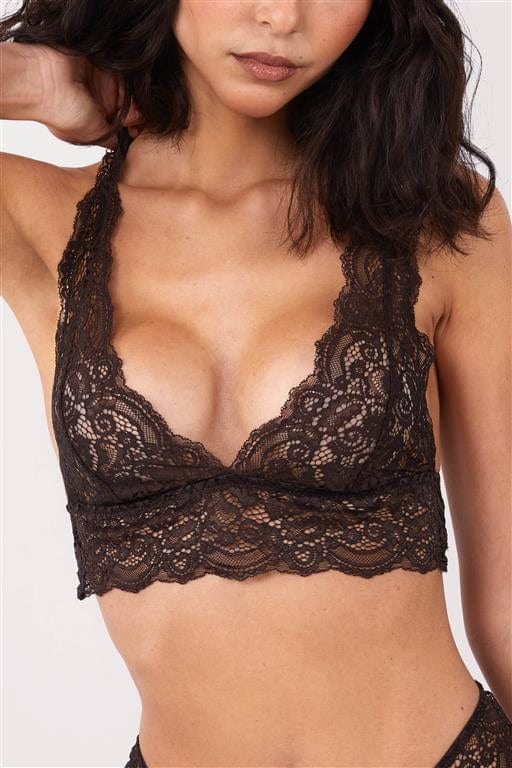 Ariana Coffee Lace Bralette