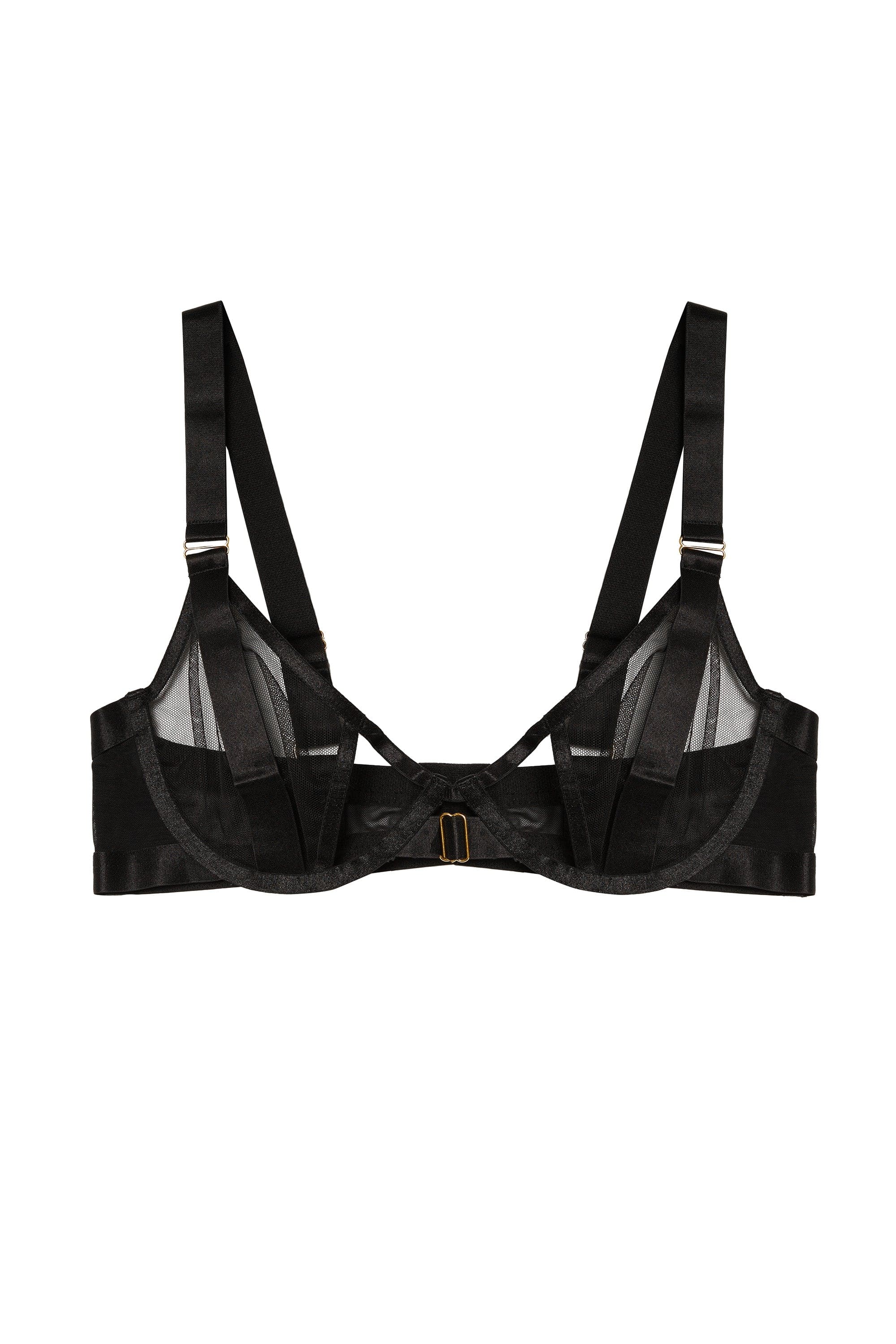 ALAÏA Women's Black SHEER BRA