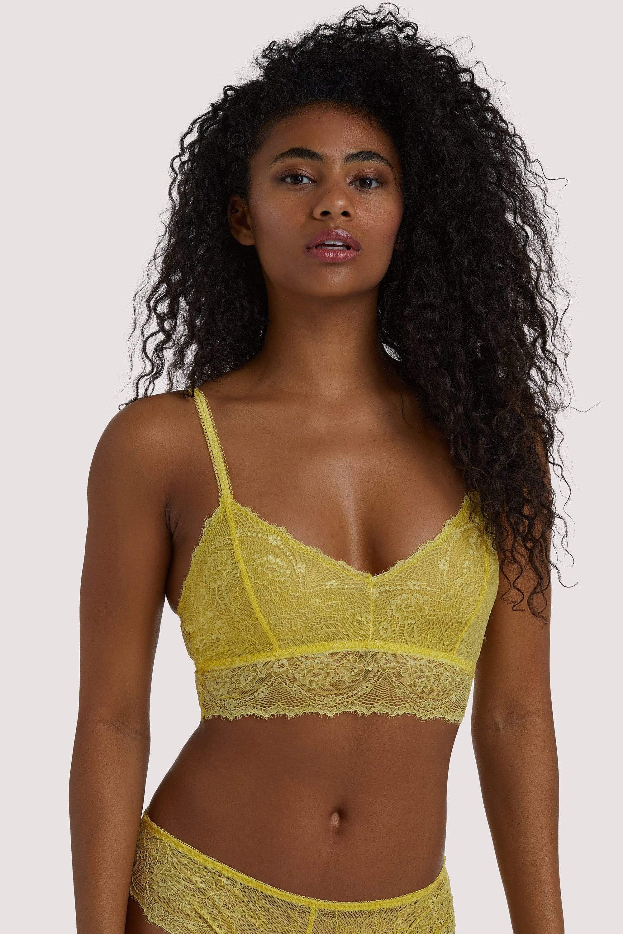 Ariana Yellow Everyday Bralette – Playful Promises