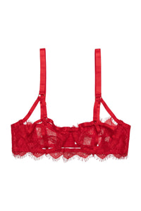 Chantal Red Cage Bra