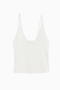 Lounge Ivory Knitted Rib Vest