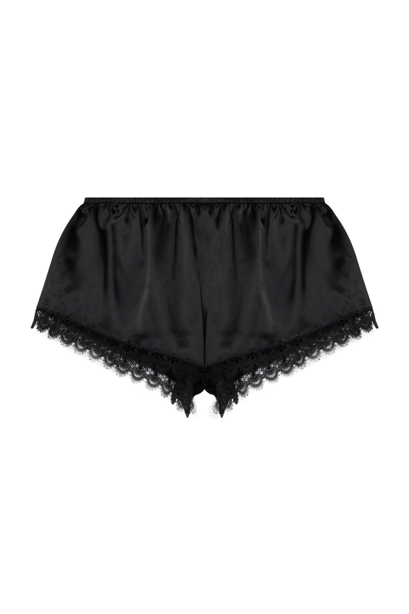 Yani Black tie front Cami & Short