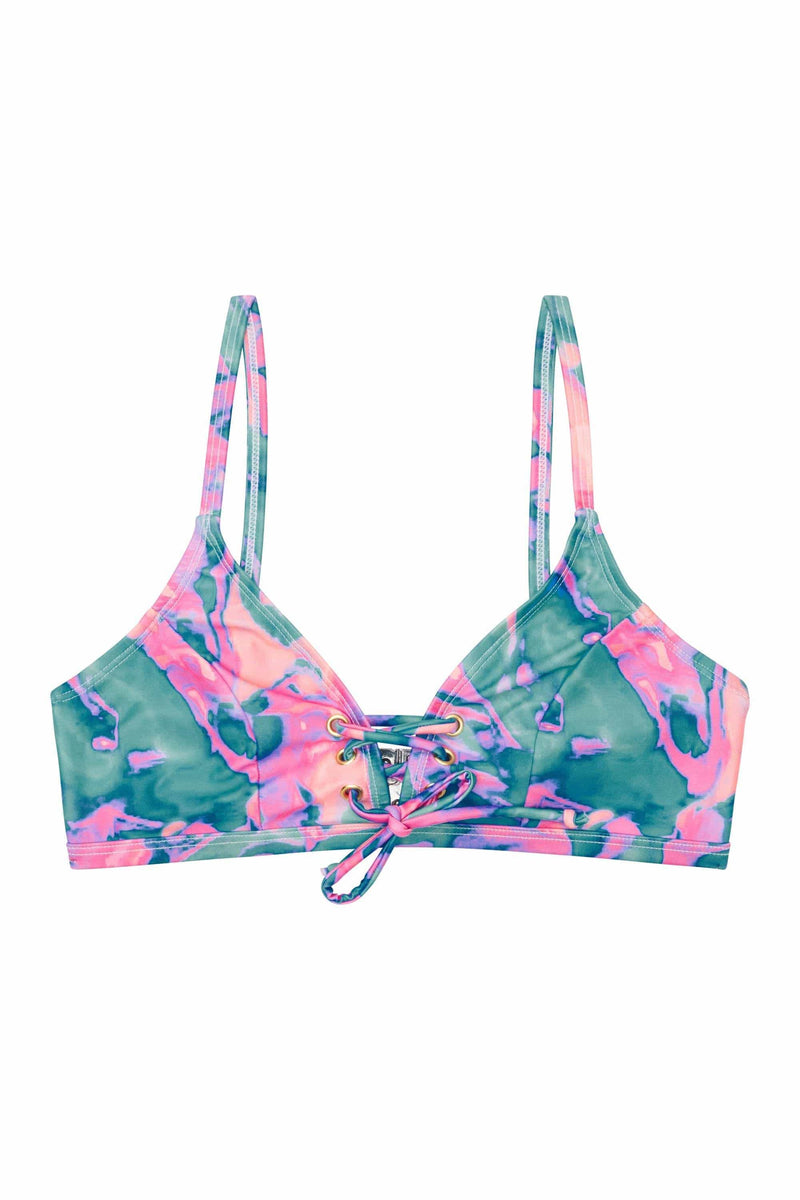 Pink marble bikini