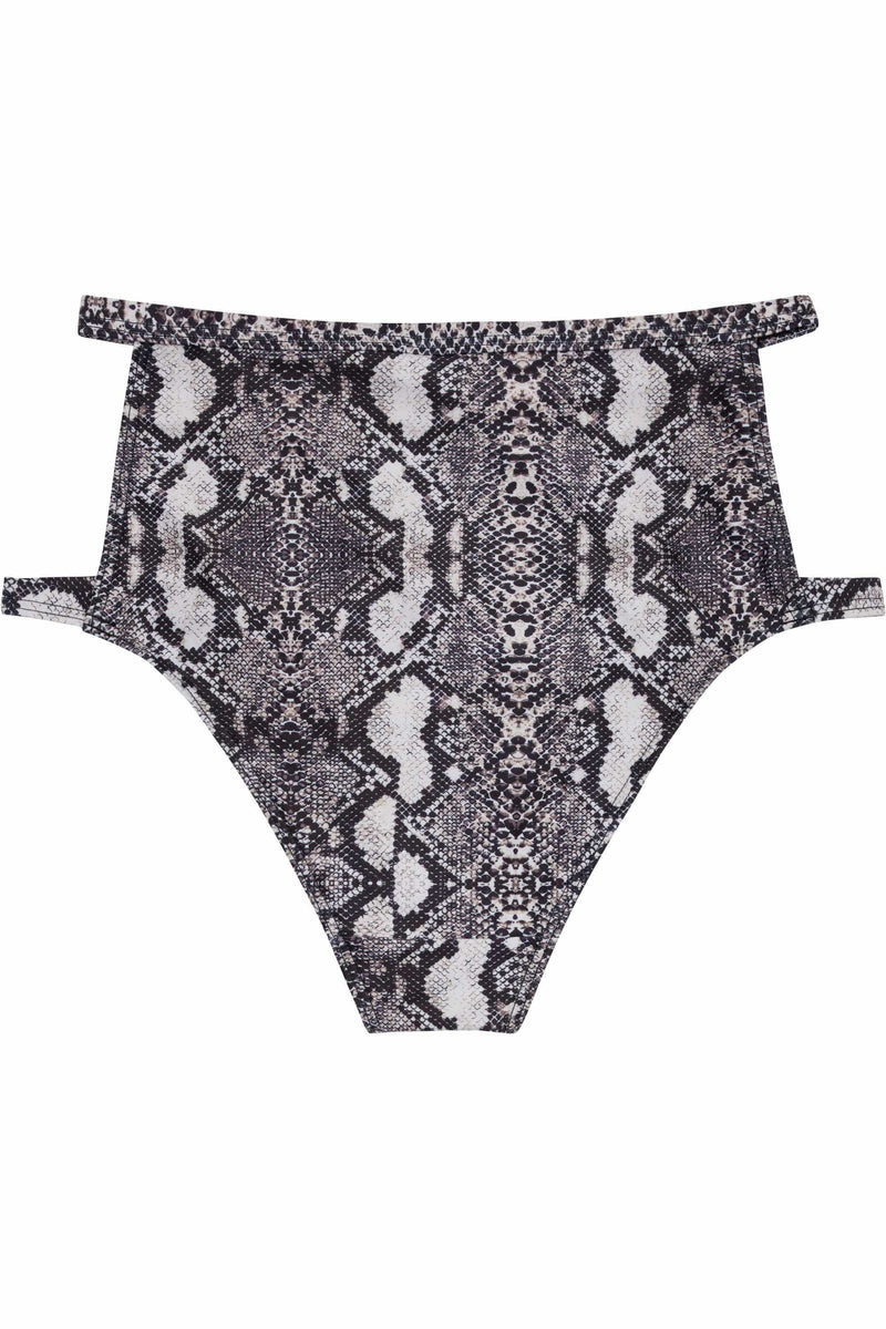 Eco Snakeskin chain high waist brief