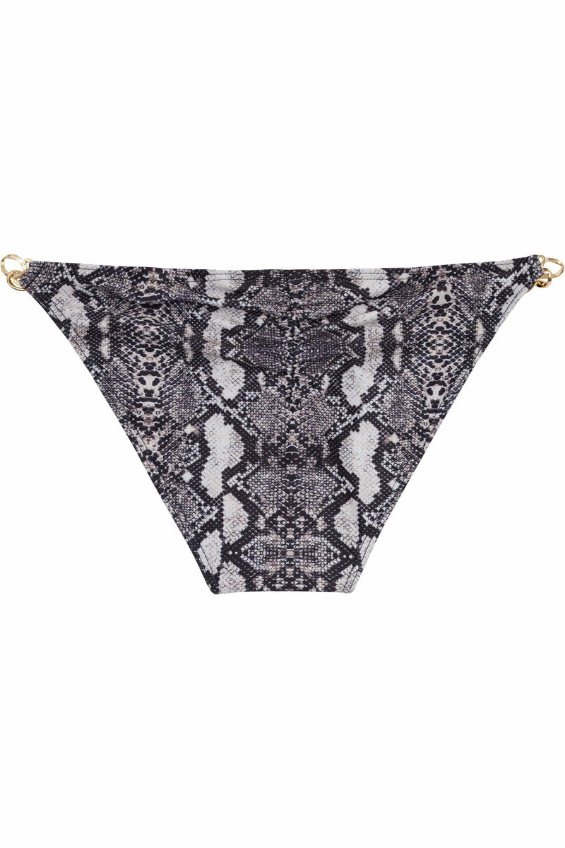 Eco Snakeskin chain hipster brief