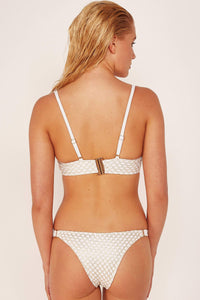 Gold Fishnet Brazilian Brief