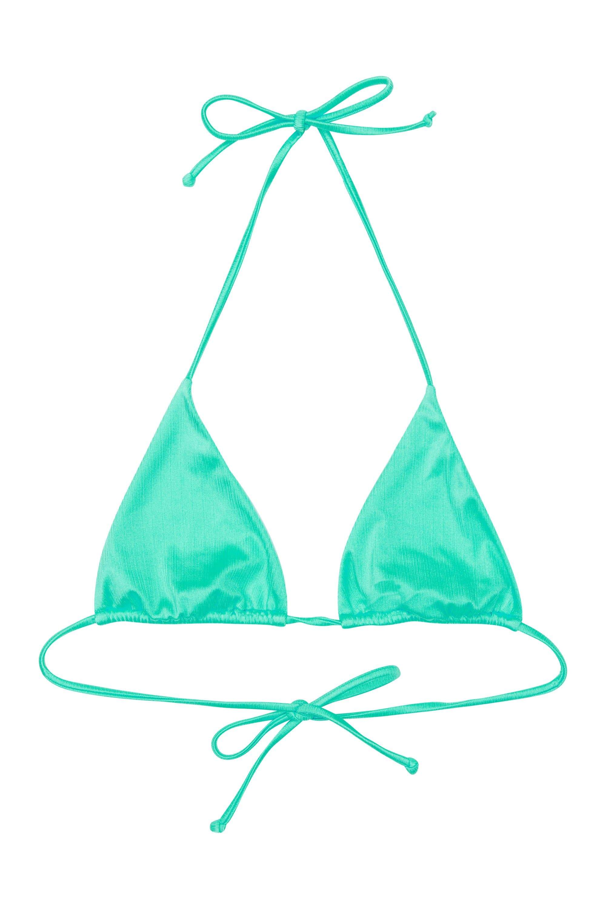 High shine triangle top mint
