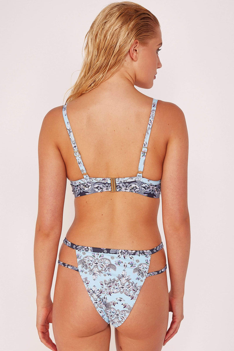 jewelled bikini bottoms, jewel print bikini, jewel print bikini top, jewel baroque bikini top, wolf and whistle swimwear, ww swim, jewel print swimwear, jewel print womens bikini, jewel print bikini set, womens bikini set