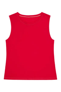 Wolf & Whistle Cotton Knot Front Vest Red